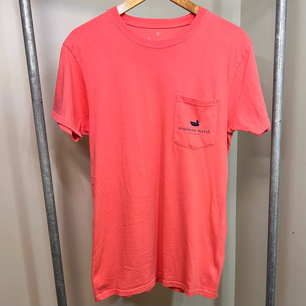 Southern Marsh Coral T-Shirt - Men’s